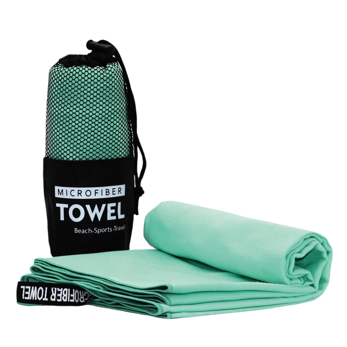 Portable Green Camping & Travel Towel