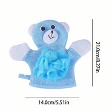Kids Bath Towel Scrub Gloves Cartoon Baby Bathing Gloves 2-In-1 Bathing Ball Lather Net - Multicolor - View 6