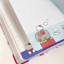Sanrio 1pc Hello Kitty A5 Cartoon schattig notitieboekje 180 pagina's kleuren hardcover notitieboekje student record werk kantoorbenodigdheden terug naar school student cadeau (pen niet inbegrepen)