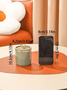 1pc Coffee Plastic Storage Jar For Kitchen, Dining Room, Living Room, Suitable For Storing Coffee Beans, Grains, Dried Fruits, Candies, Cookies, Bread, Applicable For Outdoor, Wedding, Party, Gift, Birthday