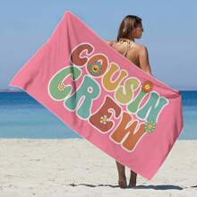 1 pièce Grande serviette de plage, grande serviette de bain rose, cadeau incontournable pour les voyages et les vacances, serviette de piscine, essentiel pour le camping pour les adultes, les femmes et les hommes, cadeau de vacances à la plage, été