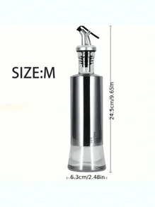 1 件装玻璃油瓶、调味容器、酱油醋分配器、厨房玻璃油罐套装 - 彩色 - 查看 3