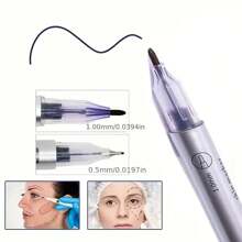 2件套纹身模板笔套装 眉毛定位笔 双头贴皮纹身笔 绣花绘图定位笔 无味 无线 有标记 无菌独立包装