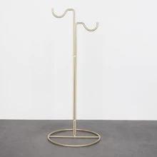 1 pieza Gancho multifuncional de hierro para corbata, sujetador, bolsa, estante de exhibición de bolsas, soporte de exhibición de corbata en forma de T para tienda de ropa, mochila, soporte para joyería (puede haber algunas imperfecciones inevitables del manejo de la producción, tenga en cuenta antes de comprar)