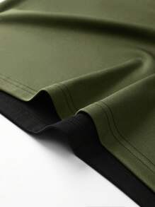 男士夏季小马印花拼色条纹短袖纽扣 Polo 衫，时尚海滩度假休闲运动户外撞色领上衣，送给男朋友/丈夫的礼物 - 彩色 - 查看 8