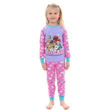 Pyjamas | Paw Patrol Girls' Snuggle Fit Pyjama Set | Kids' PJs - Multicolor - View 2