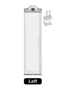1 pieza Tablero de notas acrílico transparente/gris translúcido para monitor, diseño multifuncional con clip sin pegamento izquierdo/derecho, bloc de notas, almacenamiento de teléfono, tablero de mensajes para pantalla de computadora, adecuado para la temporada de regreso a clases, estudiantes, aprendizaje, negocios, escritorio de oficina - Multicolor - Ver 13