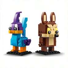 LEGO 40559BB Bird And Twisted Heart Wolf Boy And Girl Collage Building Block Square Head Toy - Multicolor - View 5