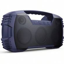 IPX7 Waterproof Bluetooth Speaker, 40W(60 Peak) Portable Wireless Speakers With Subwoofer, 32H Playtime, Stereo Loud Sound, Deep Bass, Bluetooth 5.0 With Handle For Pool, Beach, Outdoor, Gifts - 藏蓝色 - 查看 1