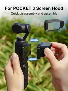 Sunshade For Osmo Pocket 3 Lightweight Screen Sunshade Anti-Glare Handheld Gimbal Camera Accessories Display Protection Cover Sunshade Light Protection Accessories