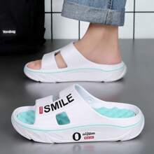 Slippers For Men Summer 2025 New Style Outdoor Thick-Soled Non-Slip Sandals Fashionable Couple Driving Beach Dual-Use Comfortable Sandals - White Orchid - View 6