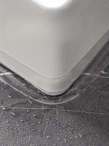 1 pieza de cinta selladora de silicona autoadhesiva para bañera y inodoro, cinta selladora para sellar bordes de bañera, lavabo, baño e inodoro, protector de pared