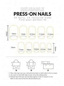 Sanrio Instantly Upgrade Your Look With 24pcs Street Punk Creative Dark Series Goth Style Black Check Pattern&Silver Metal Chain And 3D Metal Decor,Suitable For Cool And Handsome Girls And Women With Unique Personalities To Use In Daily Life And Party Press On Nails