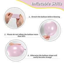 12" Daisy Flower Balloons Pink, Yellow & White Groovy Boho Latex Balloons For Birthday, Wedding & Anniversary Party Decorations