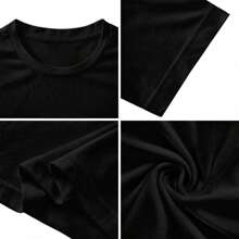 New Braunfels Texas TX Vintage State Athletic Style T-Shirt - Black - View 5