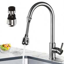 360 Degree Adjustment Faucet Extension Tube Water Saving Nozzle Filter Kitchen Water Tap Water Saving For Sink Faucet Bathroom