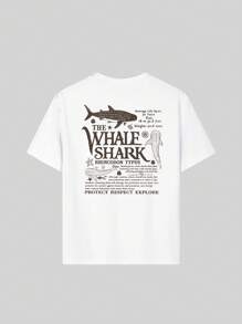 Una camiseta casual de cuello redondo y manga corta con estampado para niñas y niños pequeños en verano - Una camiseta con temática de ballena ballena que inspira la imaginación y la autoexpresión, con un estilo artístico que explora el mundo oceánico. Ropa para niñas, blusas gráficas de verano, ropa de niña preadolescente