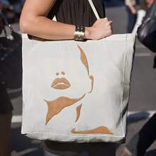 4 szt. wielokrotnego użytku szablony do konturowania twarzy, 8,27 x 11,02 cala - Różnorodne profile kobiet do majsterkowania, tatuaży, płótna i wystroju wnętrz - Materiał PET, idealny do tkanin, ścian drewnianych i mebli, powrót do szkoły, artykuły szkolne