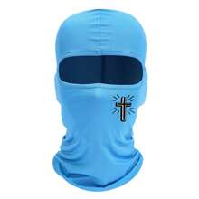 4pcs/2pcs/1pc Cross Printing Ski Mask Spring And Summer Balaclava Face Mask For Men Women UV Protection Windproof Scarf For Snowboard Motorcycle - Multicolor - View 11