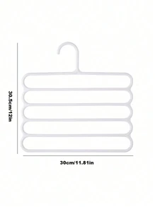 1pc White Jewelry And Hair Clip Organizer Rack, Multi-Layer Hanging Hair Accessory Storage, Durable And Lightweight Wall Mount Organizer For Clips, Claws, Headbands And Earrings, Suitable For Bathroom, Bedroom Or Wardrobe, Provides Neat Display, Space-Saving Design Fits Any Small Space, Easy To Use And Adjust, Great Mother's Day Gift, Home Decor, Room Decor, Bedroom Decor, Wall Decor