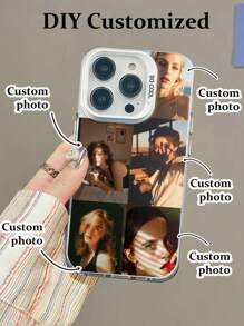 Customized Photo DIY 2-In-1 High-End Soft Textured Thick Painted Anti-Drop Phone Protective Case Compatible With Apple IPhone 16 Pro/IPhone 16/IPhone 16 Pro Max/IPhone 16 Plus/P 15 Pro Max, New Fashionable Design Compatible With IPhone 15/IPhone 11 IPhone 14 Pro Max, Anti-Drop For P13/XS/XR, Cartoon For P11/7 Plus 8P/78 ES2 Soft Shell Protective Cover