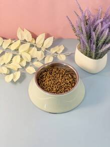 Tigela de comida de aço inoxidável para cães e gatos, raça pequena - Multicolorido - Ver 10