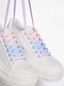 全新渐变色鞋带替换件，适用于时尚低帮运动鞋、休闲运动鞋 - 彩色 - 查看 12