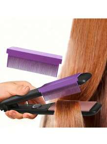 1pc,Professional Straightening Comb - High Temperature Resistant, Carbon Fiber Straightener