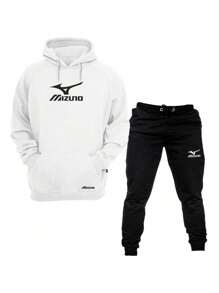 Unisex Sports Set, Warm Jacket + Pants, New Release - White - View 1