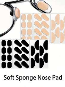 Soft Foam Nose Pads - Self-Adhesive, Non-Slip, Comfortable, Suitable For Eyeglasses, Sunglasses And Reading Glasses
