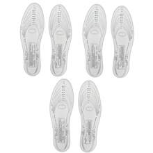 1Pair Memory Foam Insoles Shoe Comfort Unisex Size Cushion Feet Pad Heel Shock Super Soft Replacement Innersoles For Slippers Sneakers Running Shoes Boots Liners Comfort Cushioning Shoe Insert White