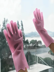 Cleaning Glove Loofah Sponge Household Cleaning Glove, Kitchen, Bathroom, Home Dishwashing Glove Cleaning - 什錦 - 查看 3