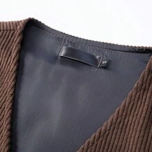 New Men's Retro Corduroy Fabric Vest
