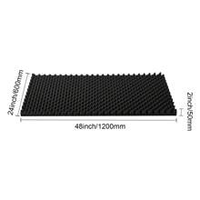 Acoustic Foam Panels, High Density Soundproof Wall Panels, Fire-Resistant Acoustic Panels, Sound Dampening Absorbing Panels For Studio Wall And Ceiling, Black