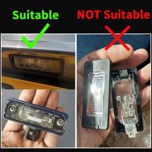 2 stuks CANBUS foutloze witte LED kentekenplaatverlichting + compatibel met VW Golf MK4-MK7, Passat B6/CC, Polo, Scirocco, Eos, voor Skoda Superb MK2 3T, Octavia, Fabia, voor Seat Leon MK2/MK3, Ibiza MK4/MK5, Altea, Toledo MK4, Bentley Continental GT/GTC, Flying Spur, Mulsanne - Super helder, eenvoudige installatie