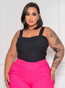Plus Size Blouses - Black - View 4