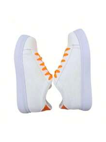 Tenis Estilo Casuales Para Dama Diseño Bordados Personajes Dragon Ball - Blanco - Ver 3