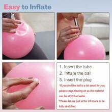 1pc Mini Fitness Ball, 9 Inch Anti-Burst And Anti-Slip Mini Pilates Ball For Stability, Fitness, Physical Therapy, Stretching And Core Strength Exercises At Home Gym And Office