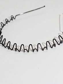 Set de 3 bandas de pelo invisibles para hombre con patrón de ola, adecuadas para uso diario, fitness, deporte, prendas para la cabeza, diademas, aros para el cabello