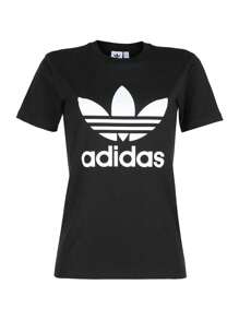 Adidas TREFOIL TEE - Black - View 5