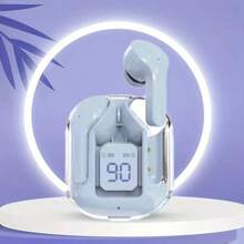 Auriculares inalámbricos Bluetooth binaurales TWS verdaderos, pequeños, intrauriculares, deportivos, con sonido estéreo y graves, los auriculares deportivos inalámbricos talla grande nuevos para teléfonos