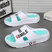 Slippers For Men Summer 2025 New Style Outdoor Thick-Soled Non-Slip Sandals Fashionable Couple Driving Beach Dual-Use Comfortable Sandals - White Orchid - View 3