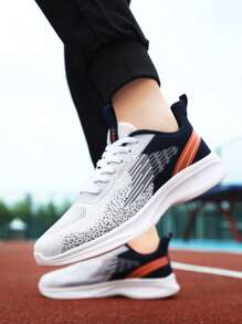 1 Pair Casual Summer Mesh Sports Shoes For Men,Fashion Solid Black Color Lightweight Comfortable Running Sneakers, Breathable Hollow Non-Slip Outdoor Athletic Shoes, Ultra-Soft Shock Absorbing Jogging Shoes - Lightweight Mesh Trainers, Suitable For Walking,Sports And Casual Wear