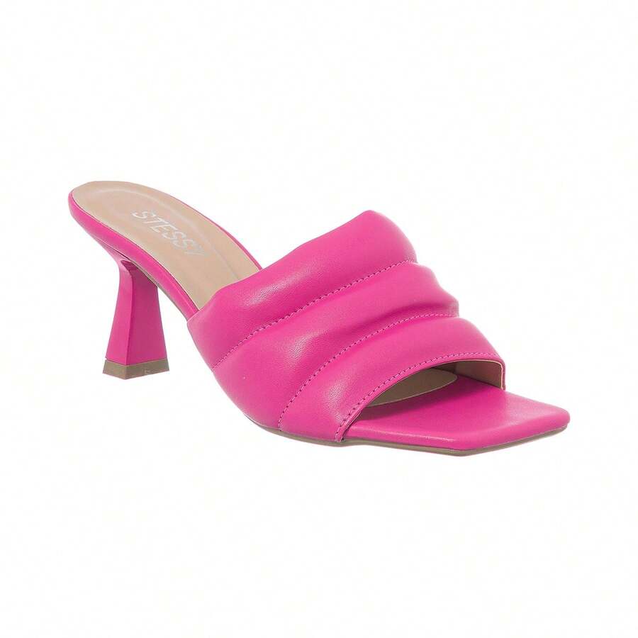 Di Valerina Women's Clog Sandal With Cup Heel - Hồng - Xem 1