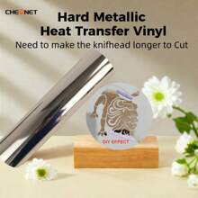 1 rolka 25 cm x 102 cm / 9,8 cala * 40 cali Twarda metaliczna holograficzna folia winylowa do laserowego nanoszenia ciepła DIY CRAFT Odzież na zamówienie