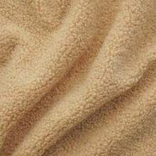 1 Stück 20 x 63 Zoll breiter Uni-DIY-Stoff, Teddy Kurzhaar Plüsch Dekorationsstoff, vorgeschnittene Oblongs für Heimwerken, Nähen, Quilten