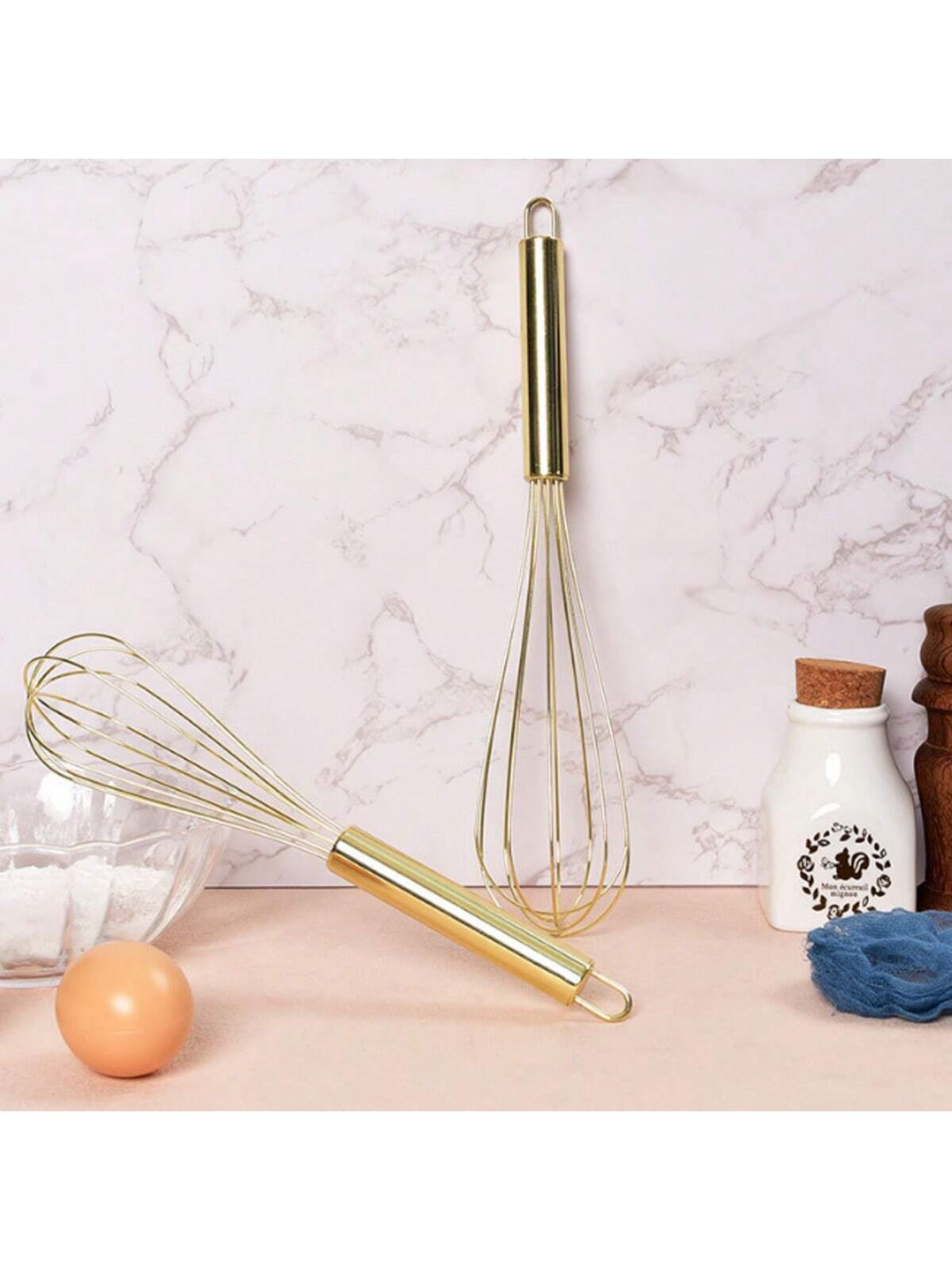 3 قطع من الفولاذ المقاوم للصدأ للخلط والخفق والتحر...