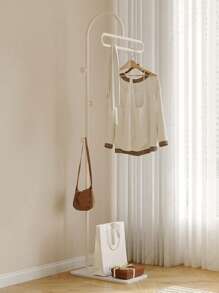 Scandinavian Style Home Hanging Clothes Rack, Creative Modern Luxury Bedroom Cream-Colored Floor Standing Coat Rack Storage Clothes Stand - Multicolor - View 7