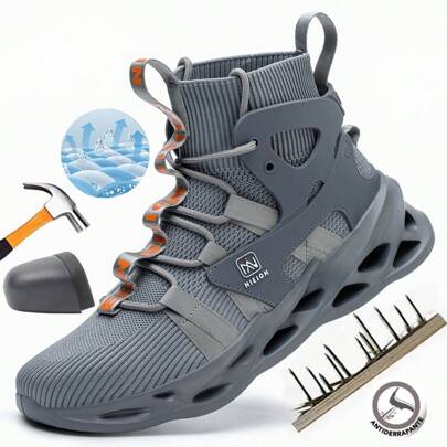 Zapatos de Seguridad zapatos de trabajo Anticoagulantes zapatos de trabajo ligeros zapatos de trabajo zapatos de acero para hombres zapatos de Seguridad no son fáciles de dañar los zapatos