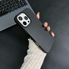 Funda de piel con textura de canto rodado de alta gama para iPhone 16/15 Pro Max/16 Pro, funda suave a prueba de golpes, diseño coreano creativo, minimalista, compatible con iPhone 14/13, iPhone 15 Pro Max, iPhone 16 Pro Max, iPhone 12, iPhone 11